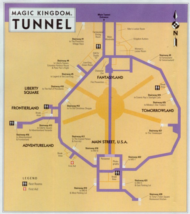 mk tunnel Disney's Keys to the Kingdom