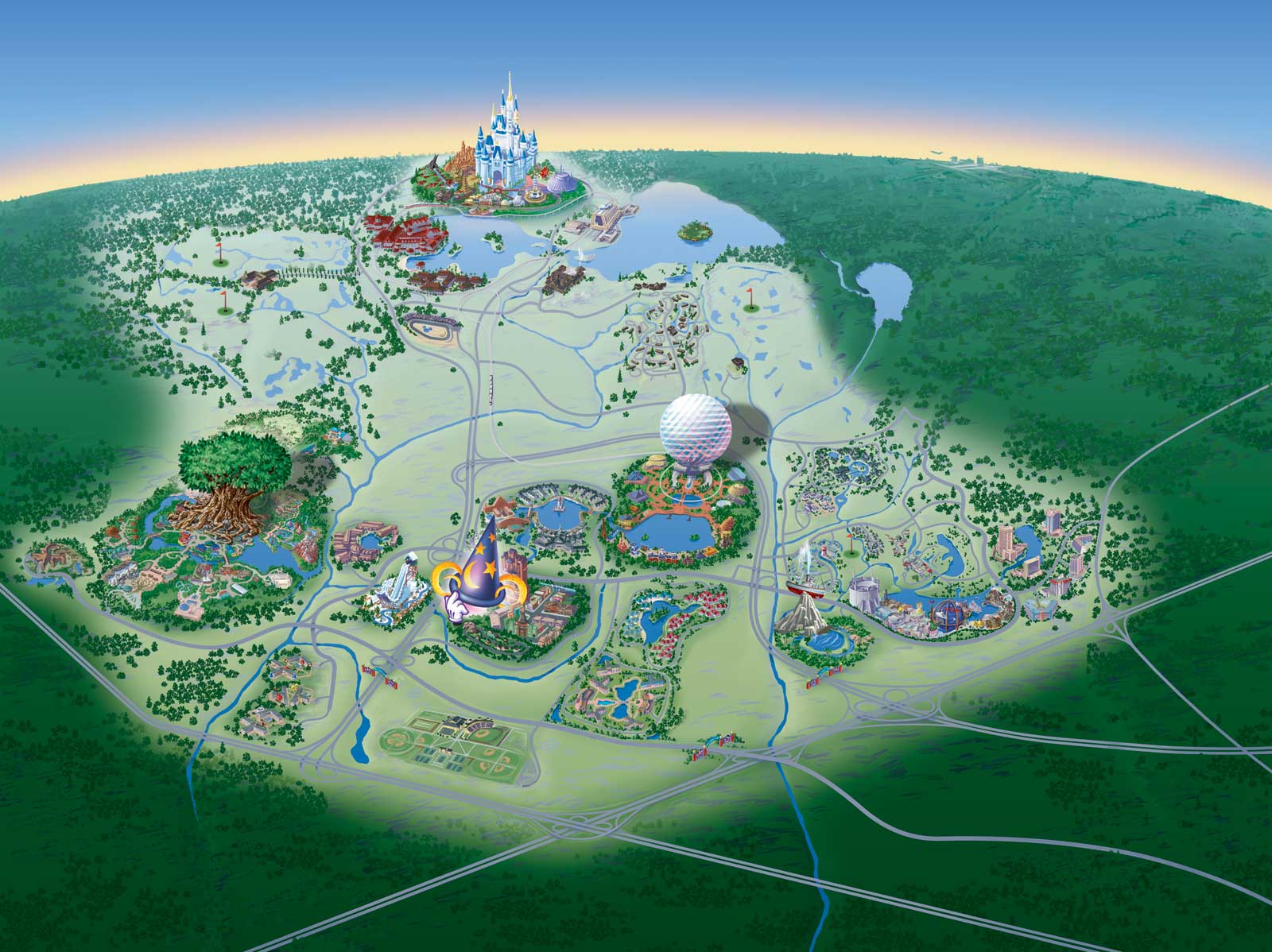 Mapa Da Disney 