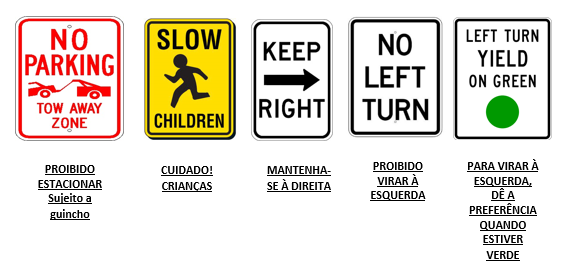 Diferenças das regras de trânsito do Brasil para os EUA!