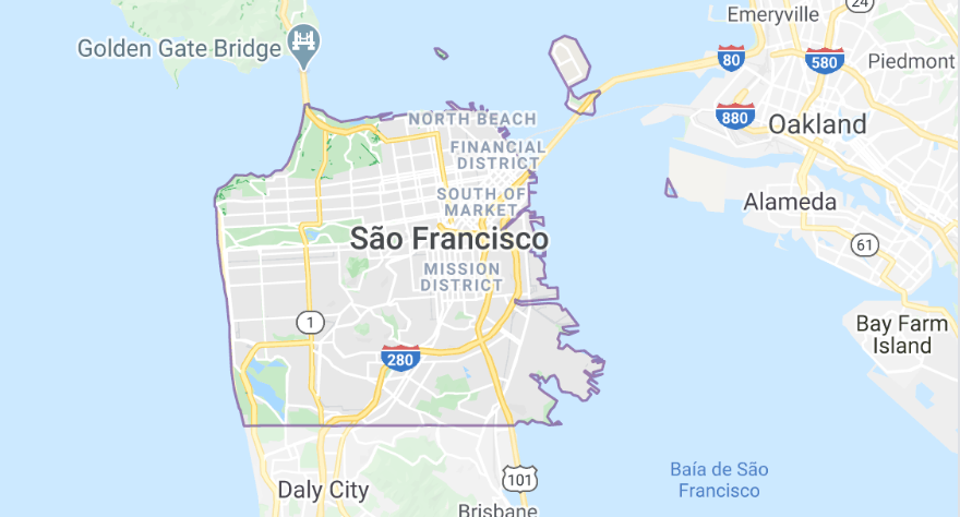 mapa san francisco