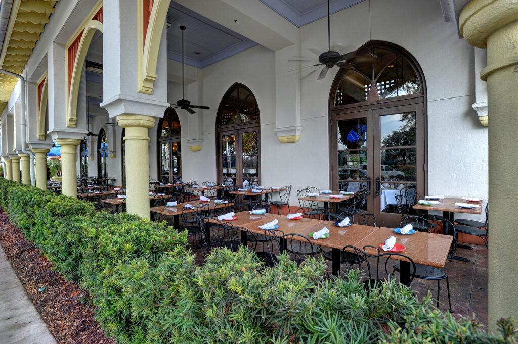 Fachada do Columbia Restaurant em Celebration