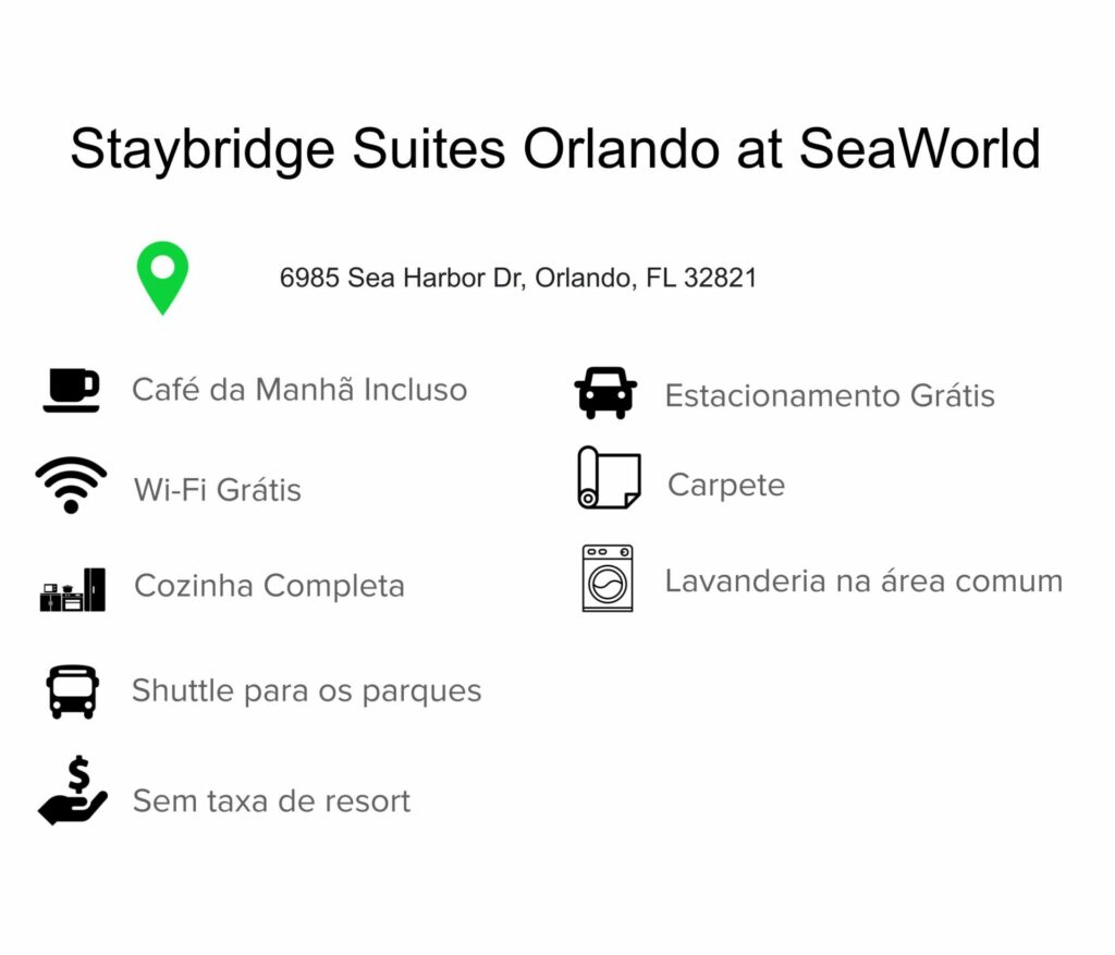 resumo beneficios Staybridge Suites Orlando at SeaWorld