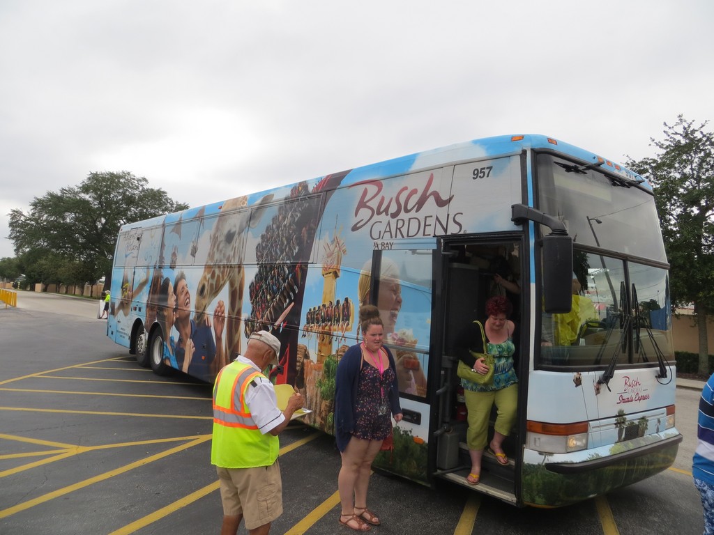 Ônibus do Busch Gardens