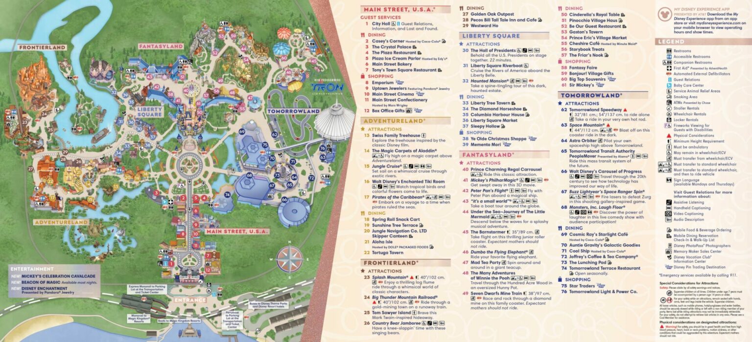 Mapas Dos Parques Da Disney E Orlando Roteiro Em Orlando