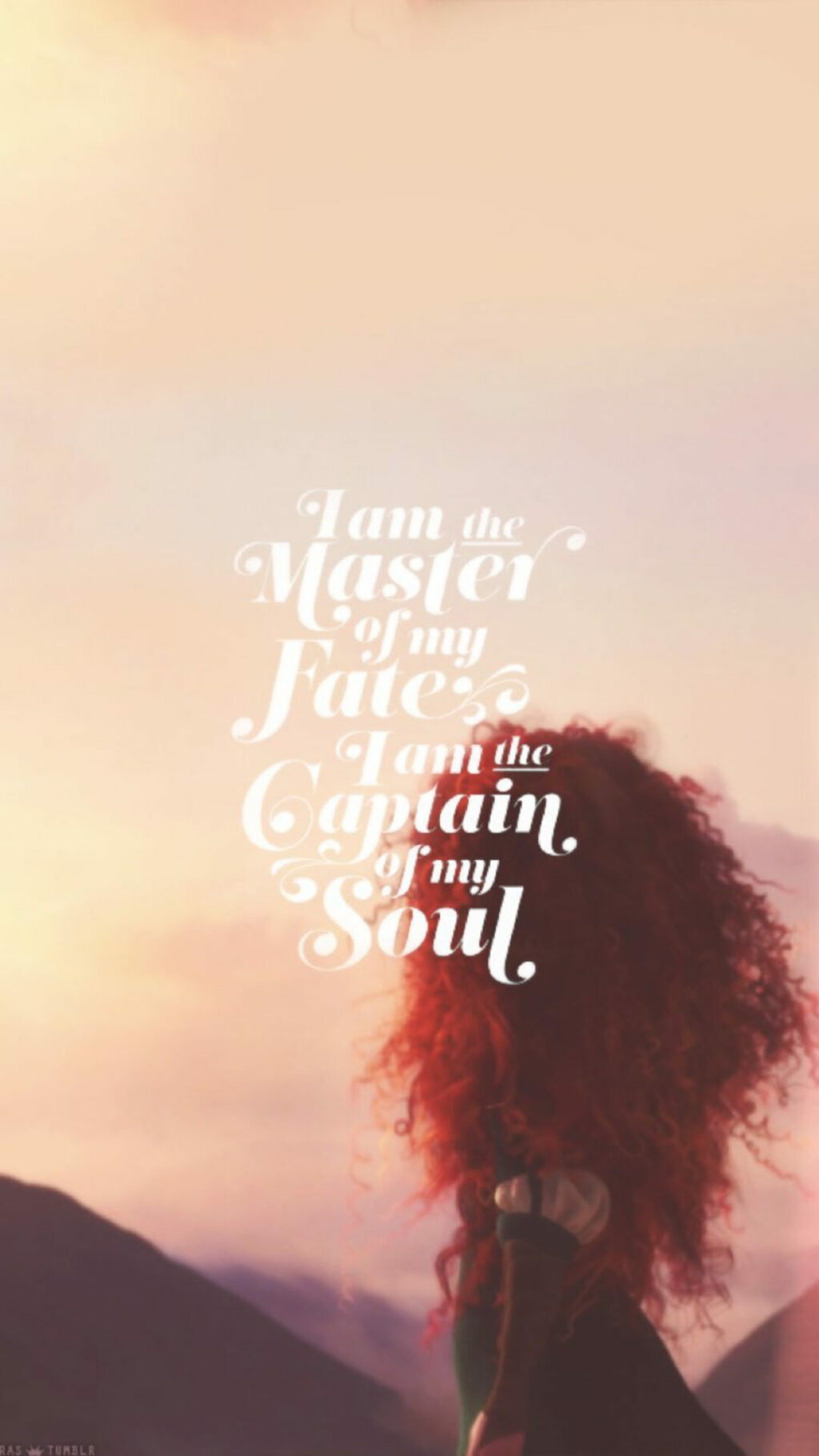 Wallpaper de celular - I am the master of my fate, I am the captain of my soul