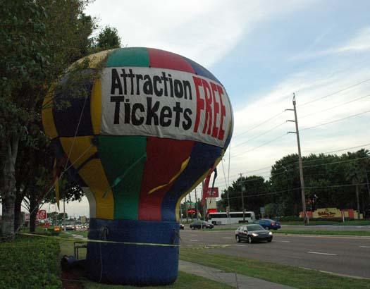 attraction tickets free run