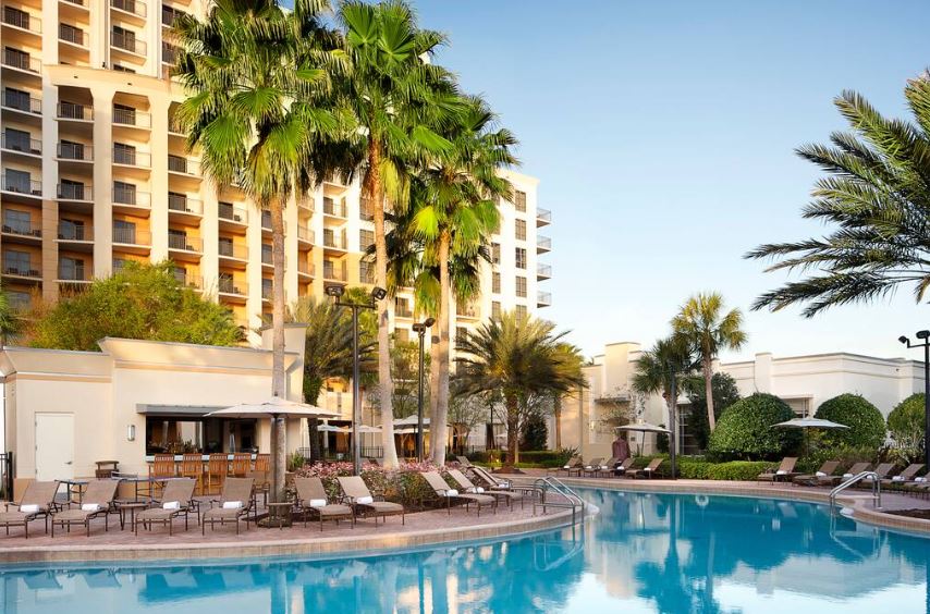 piscina Hilton Grand Vacations Club Las Palmeras Orlando
