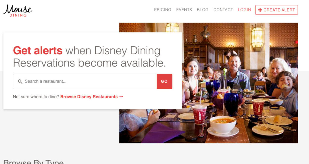 Reserva Restaurante Disney