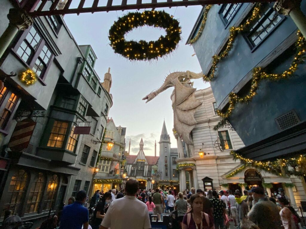 Decoração Natal Harry Potter Universal Orlando