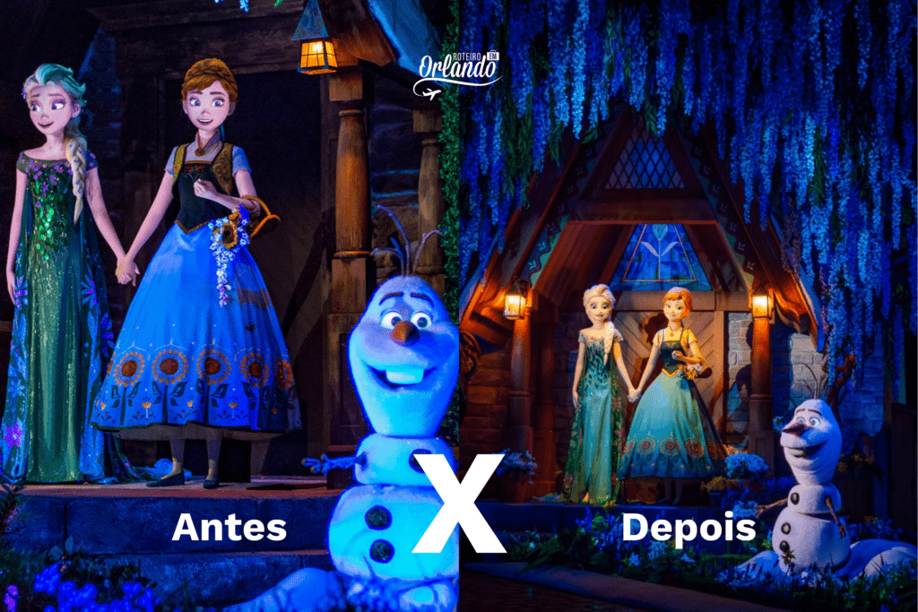 atracao frozen antes depois