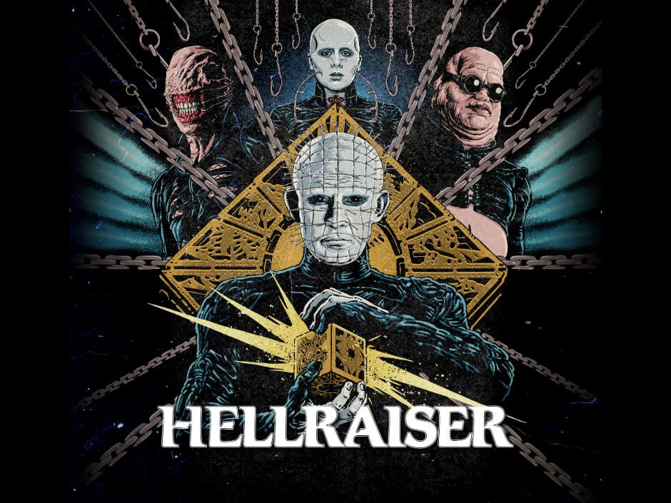 Key art da casa Hellraiser no Halloween Horror Nights 35
