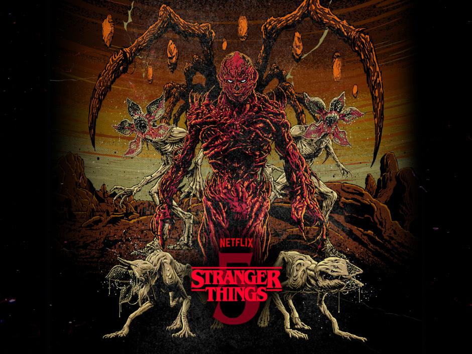 Key art da casa Stranger Things 5 no Halloween Horror Nights 35