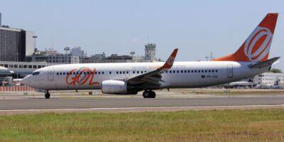 Boeing 737-800 da Gol Linhas Aéreas, companhia que vai suspender os voos diretos de Brasília e Fortaleza para Orlando em 2027